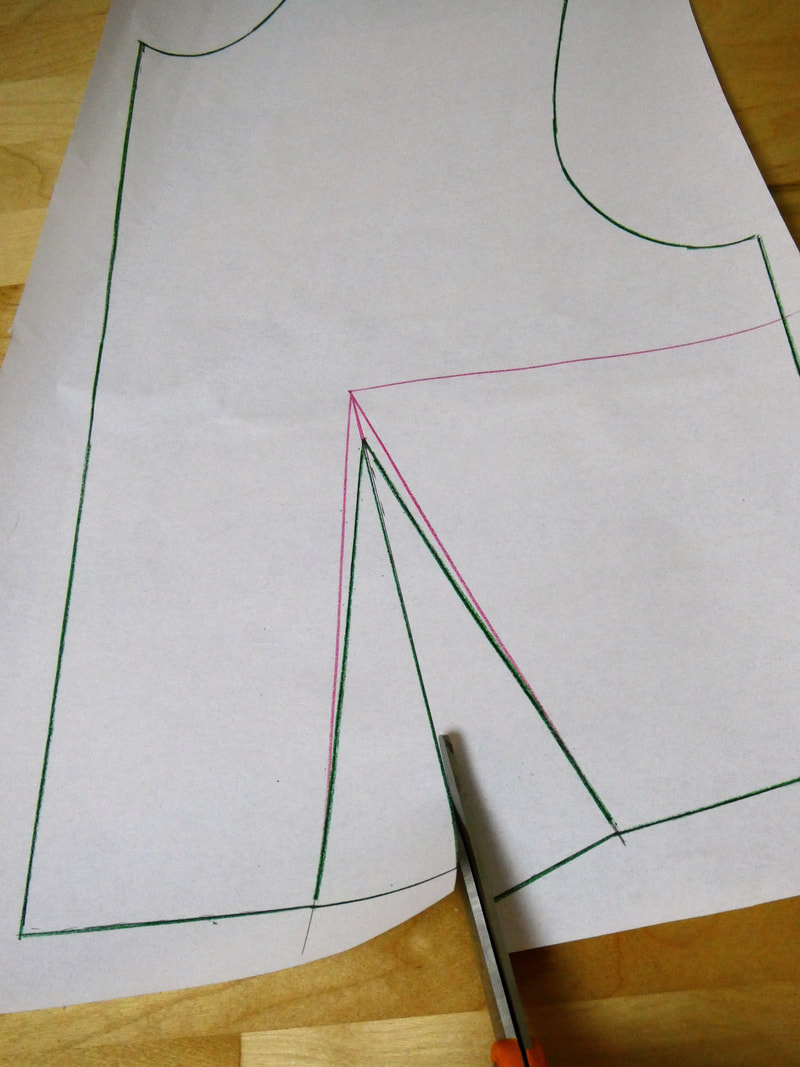 How To Transfer Darts On A Sewing Pattern: Slash And Spread Method - Doina  Alexei