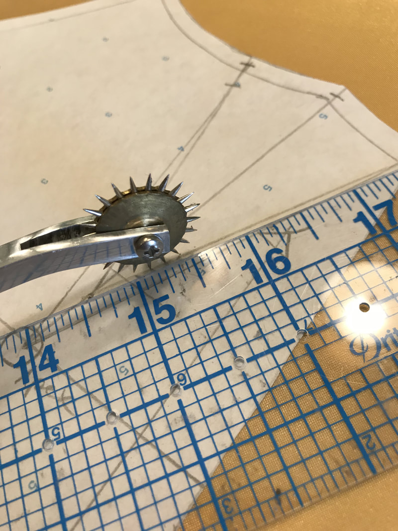Leather Scribing Wheel Tracing Wheel Sewing Tool Needle Point Tracing Wheel  Wooden Handle Scribing Wheel Set