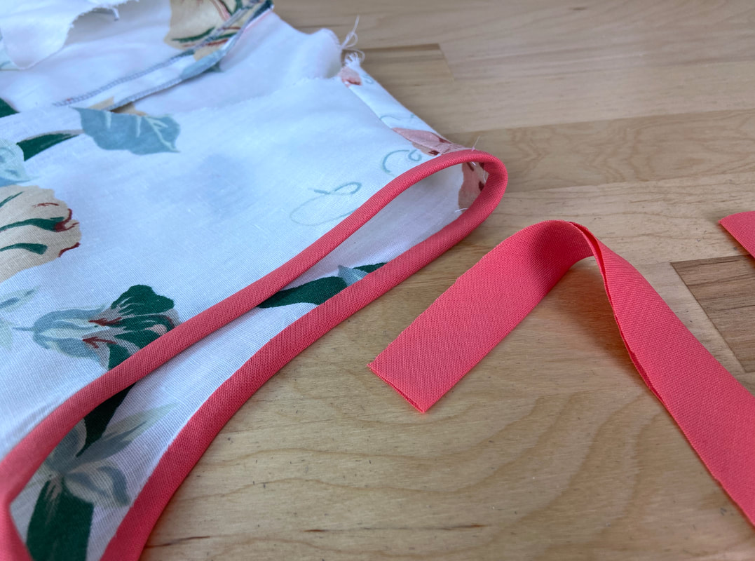 Dressmaking: How To Finish A Facing Edge With Twill Tape - Doina Alexei